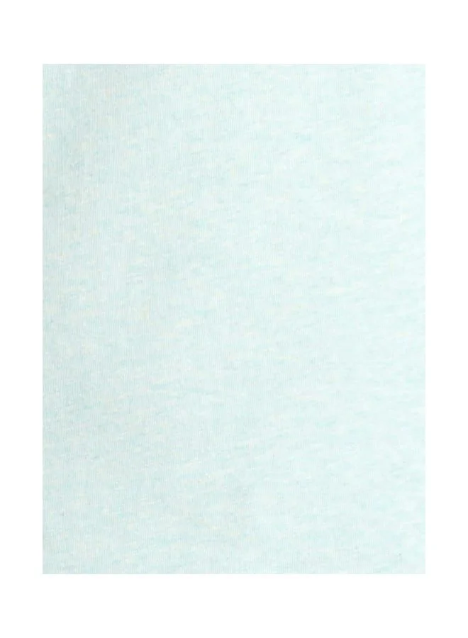 Jockey Blue tint Melange Women T Shirt for Women | Best Price UAE