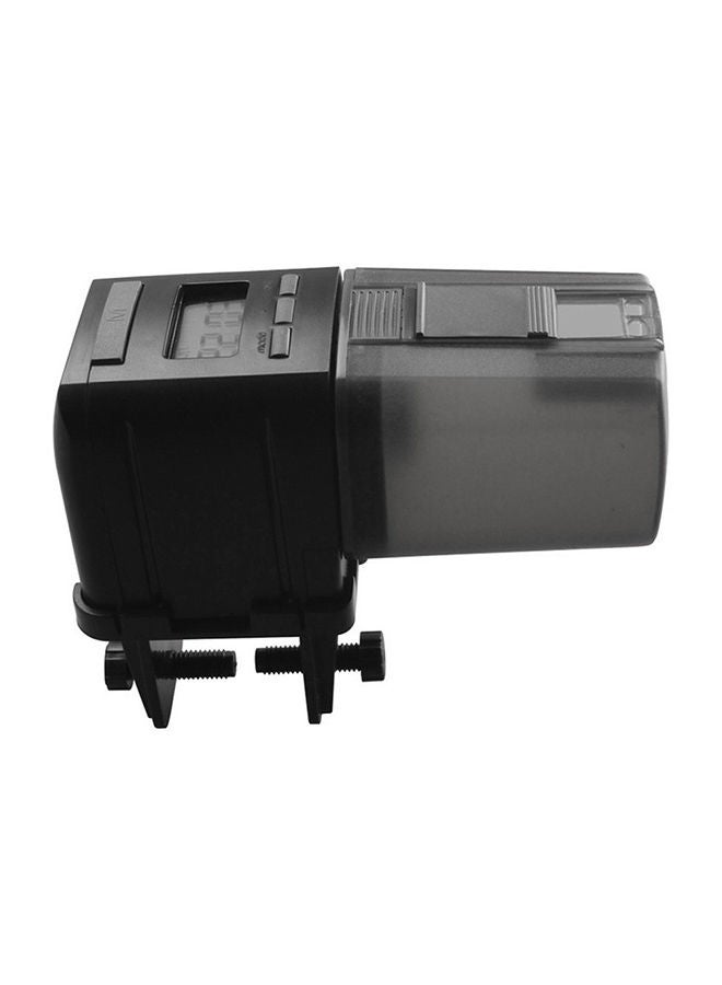 NIBEMINENT Multifunctional Fish Feeder Black 65 x 50 165mm - Image 1