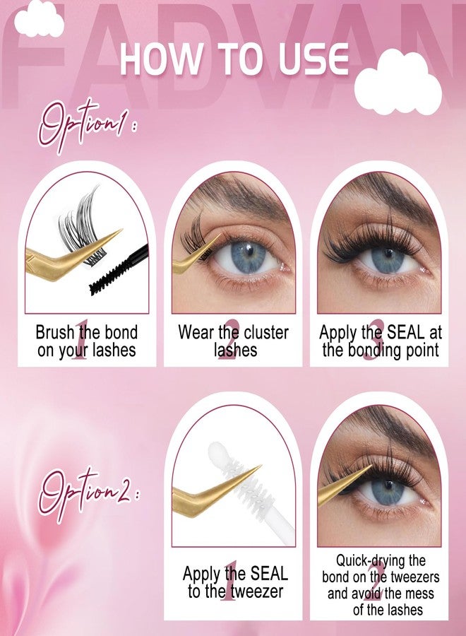 FADVAN Lash Sealant: Overnight Lash Sealer for Extensions, DIY Coating Kit, Long-Lasting 2 Weeks, Smudge-Proof & Waterproof, 5ml Clear - Image 5
