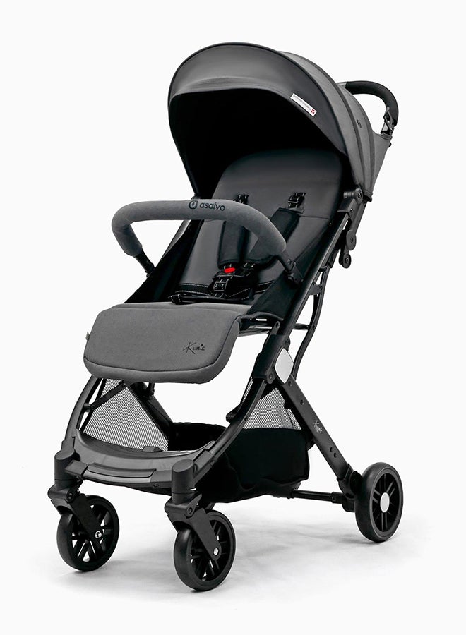 asalvo Baby Kubic Light Travel Stroller - Grey - Image 1