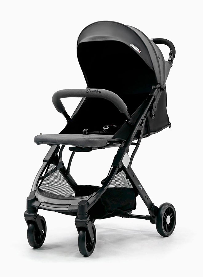 asalvo Baby Kubic Light Travel Stroller - Grey - Image 3