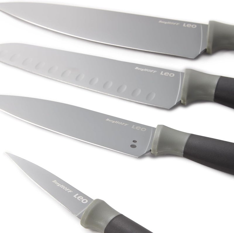 Berghoff Leo Balance Chef's Knife 19cm, stainless steel, Blade with non-stick coating Silicone polyester coating - Image 4
