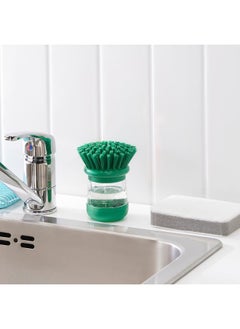 Dish-washing brush with dispenser, bright green - pzsku/ZB4FFCD6CADAEBA535654Z/45/_/1740224201/1386b07e-5eb1-4fe6-a880-889a91dc8042