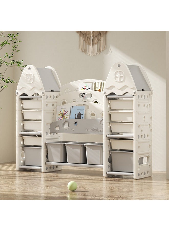 Beauenty Children Deluxe Toy Storage Organizer, Kids Storage Bins Toy Boxes, Children's Toy Storage Rack, Toddler Storage Organizer, Toy Box Organizer（Tree house Toy Storage Organizer） - Image 1
