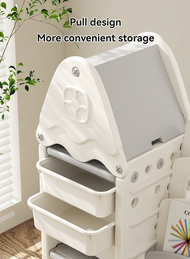 Beauenty Children Deluxe Toy Storage Organizer, Kids Storage Bins Toy Boxes, Children's Toy Storage Rack, Toddler Storage Organizer, Toy Box Organizer（Tree house Toy Storage Organizer） - Image 5