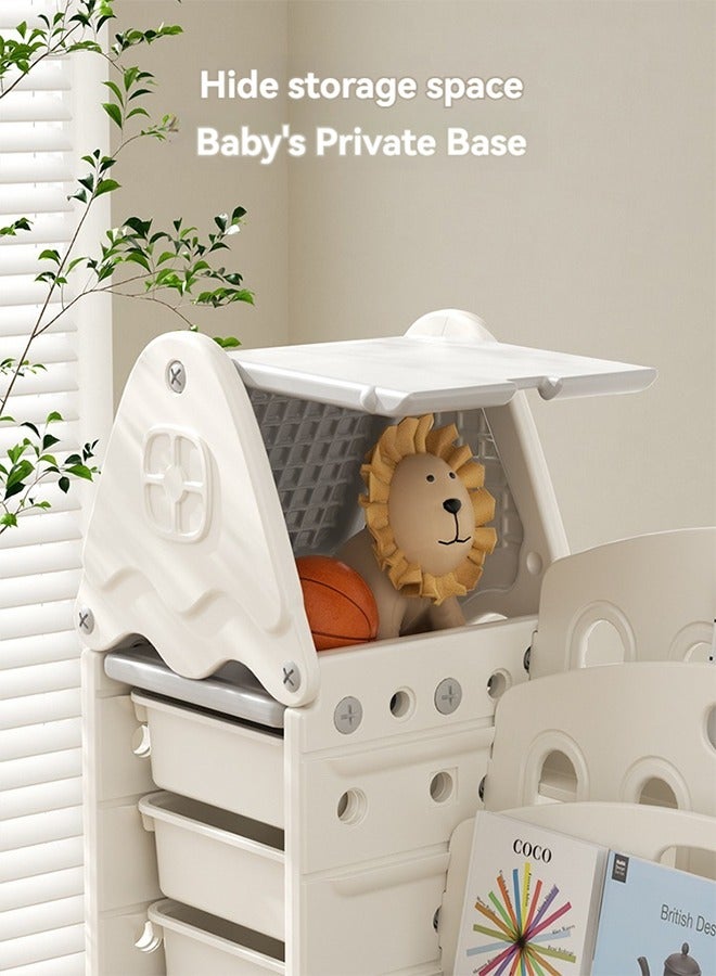 Beauenty Children Deluxe Toy Storage Organizer, Kids Storage Bins Toy Boxes, Children's Toy Storage Rack, Toddler Storage Organizer, Toy Box Organizer（Tree house Toy Storage Organizer） - Image 3