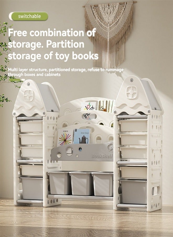 Beauenty Children Deluxe Toy Storage Organizer, Kids Storage Bins Toy Boxes, Children's Toy Storage Rack, Toddler Storage Organizer, Toy Box Organizer（Tree house Toy Storage Organizer） - Image 2