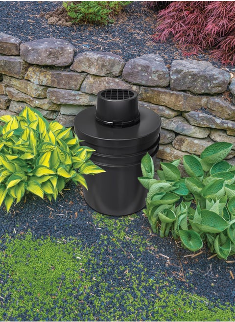 Trap-N-Kill AGO Bucket Shaped Mosquito Sticky Trap Black 18 Liter