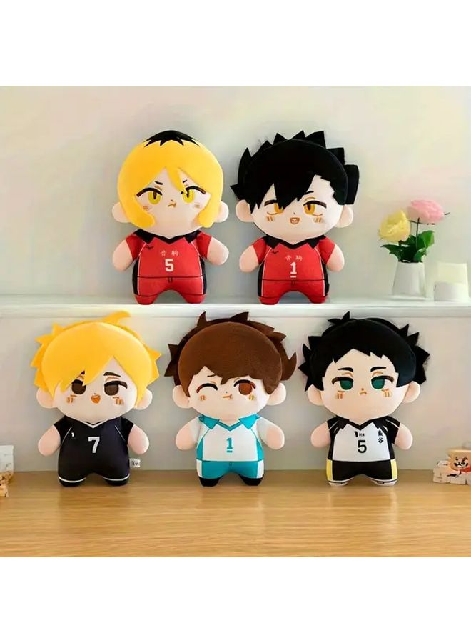 Red No 5 Volleyball Player Plush Doll Anime Collectible Gift For Home Decor - Image 2