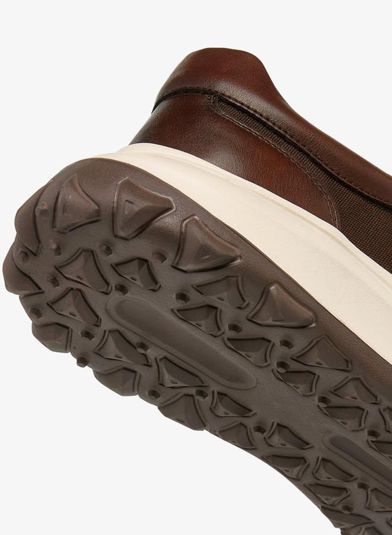 DUCHINI Men's Panelled Lace-Up Sneakers - Image 5