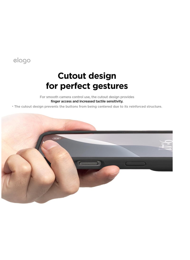 Compatible with iPhone 16 Pro max Case, Premium Liquid Silicone Case, Full Body Protective Cover Shockproof, Slim Phone Case, Anti-Scratch Soft Microfiber Lining, 6.9 inch (Black)  - Image 3