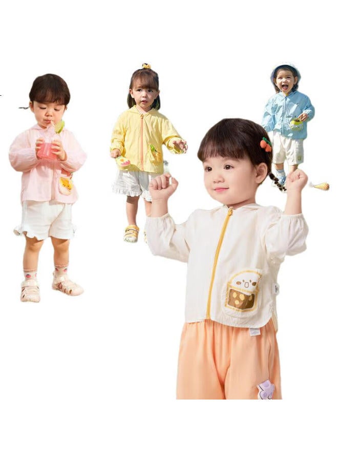 Balabala Kids Sun Protection Jacket Boys Girls Baby Outerwear Infant Sunscreen Summer Children'S Clothing Hooded 209225105201 - Image 2