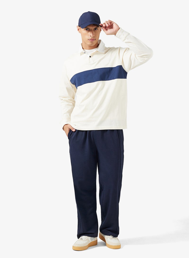 سفنتي فايف بيسيكس بنطلون رياضي بقصة مريحة وفتحة جانبية - Image 2