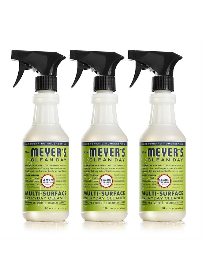 Mrs. Meyer's Clean Day All-Purpose Cleaner Spray, Cruelty Free Formula, Lemon Verbena, 16 fl. oz - Pack of 3 - Image 1