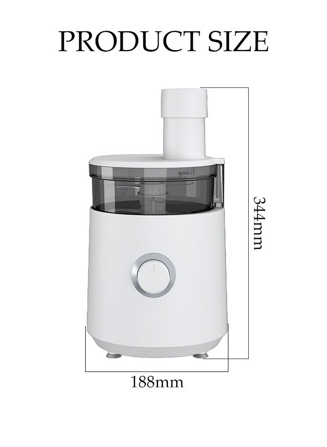 DUNISO Electric Vegetable Slicer，Multi Functional Kitchen Slicer, Meat Slicer, Shredded Vegetable Slicer，Electric Fully Automatic Food Processor，White - Image 2