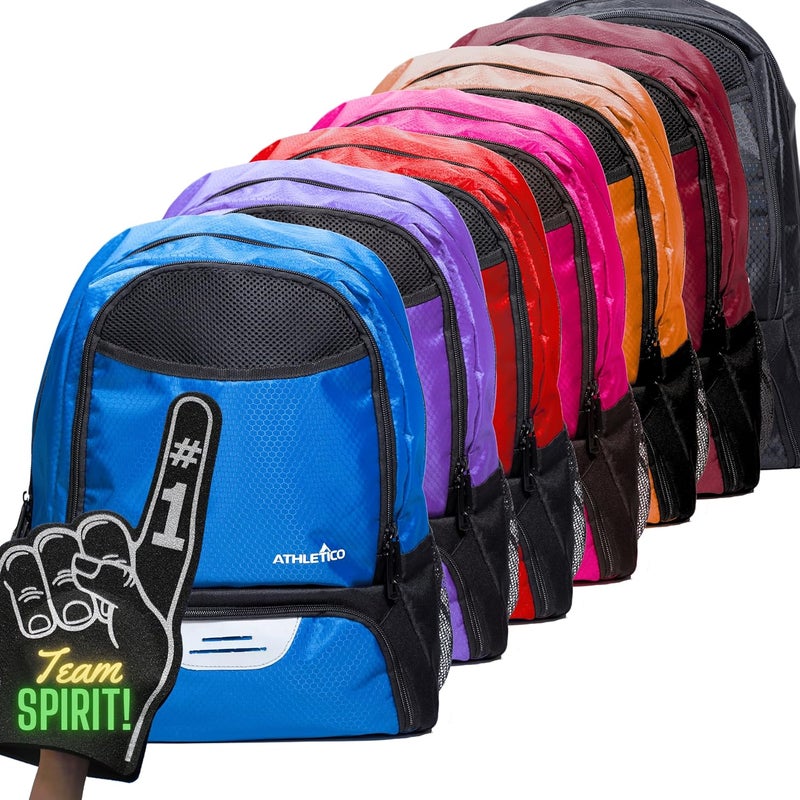 Athletico Youth Soccer Bag - Soccer Backpack & Bags for Basketball, Volleyball & Football | Includes Separate Cleat and Ball Compartment - Image 5