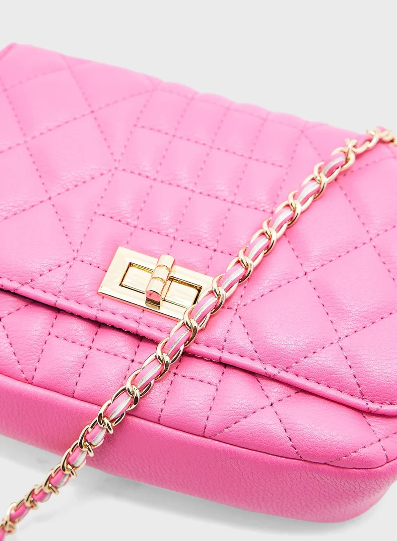 NEW LOOK Blake Quilted Crossbody Bag