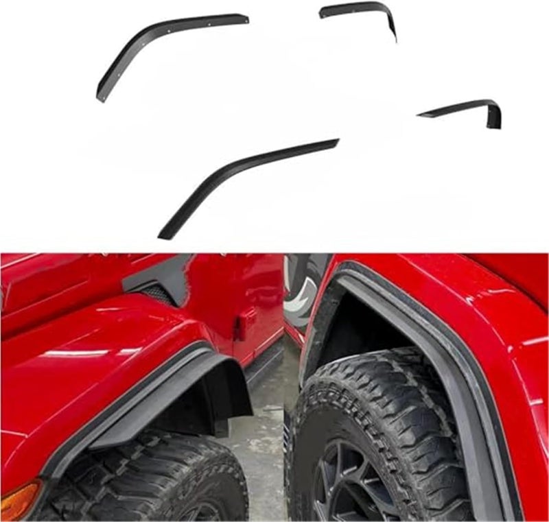 QASULER 4Pcs Fender Flares for Jeep Wrangler JL 2018-2022 - Image 5