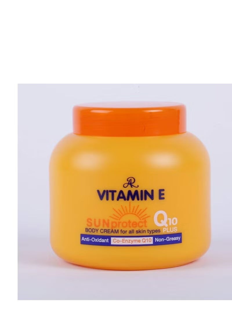 إيه آر كريم الجسم كيو 10 بلس من بفيتامين اي، 200 غرام