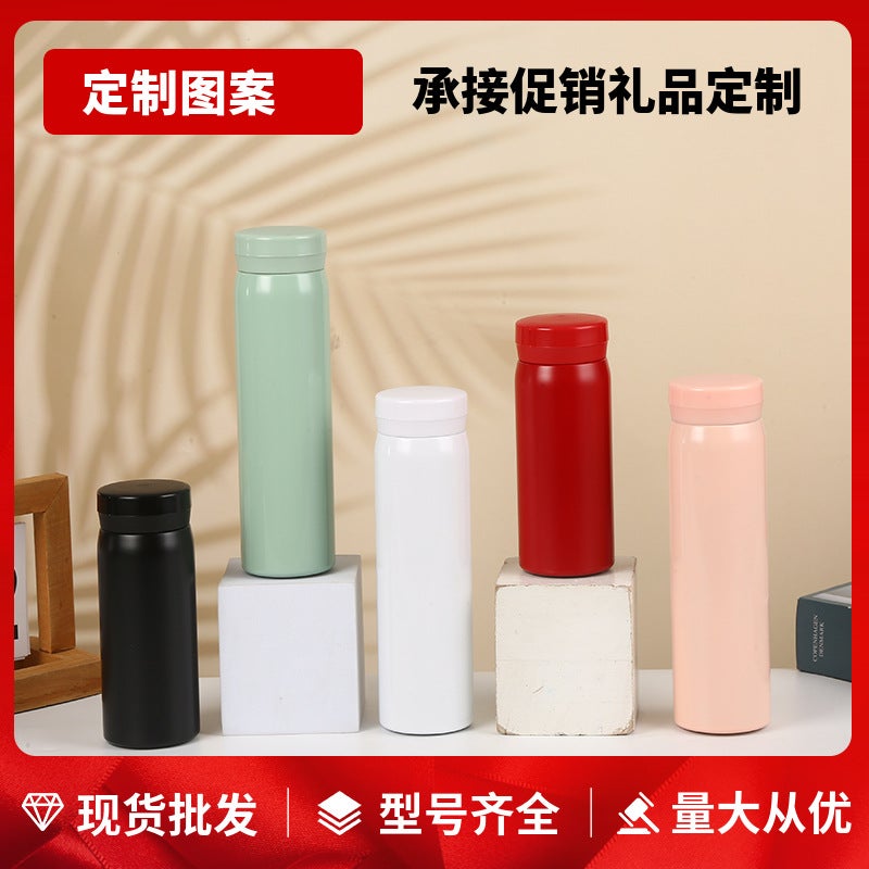 New Mini Pocket Cup Gift Water Cup Vacuum Cup 304 Stainless Steel Cup Promotional Advertising Water Cup Body Logo - Image 2