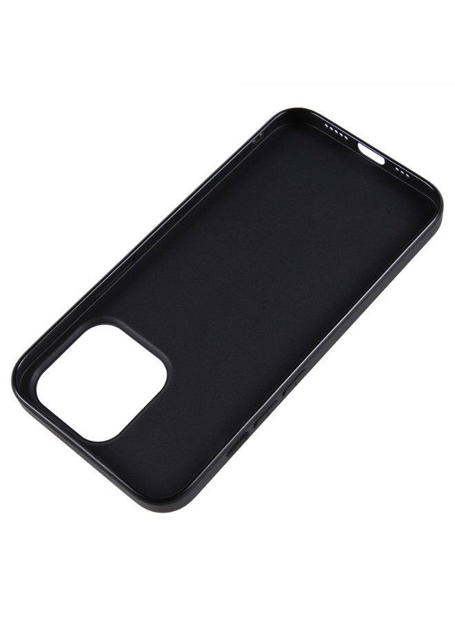 غلاف هاتف iPhone 15 Pro من السيليكون السائل -أسود - Image 3