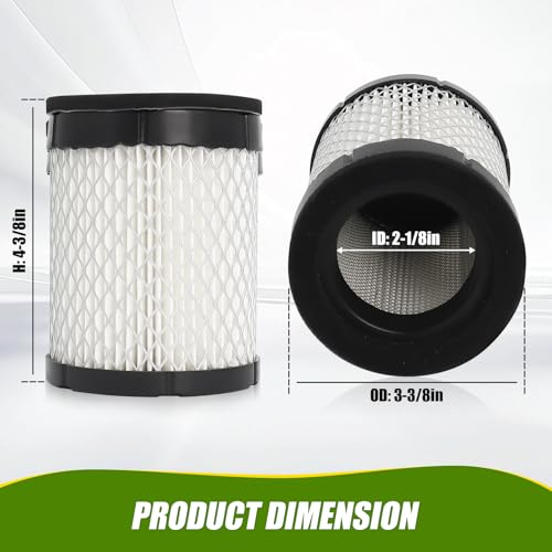 Podoy 140-3280 Air Filter Compatible with Onan 3600 4000 Generator Micro Quiet Air Filter Replace140-3280 48-2017 140-3295 140-2852, Compatible with Camp Power QG RV MicroLite QG RV by Podoy (2 Pack) - Image 3