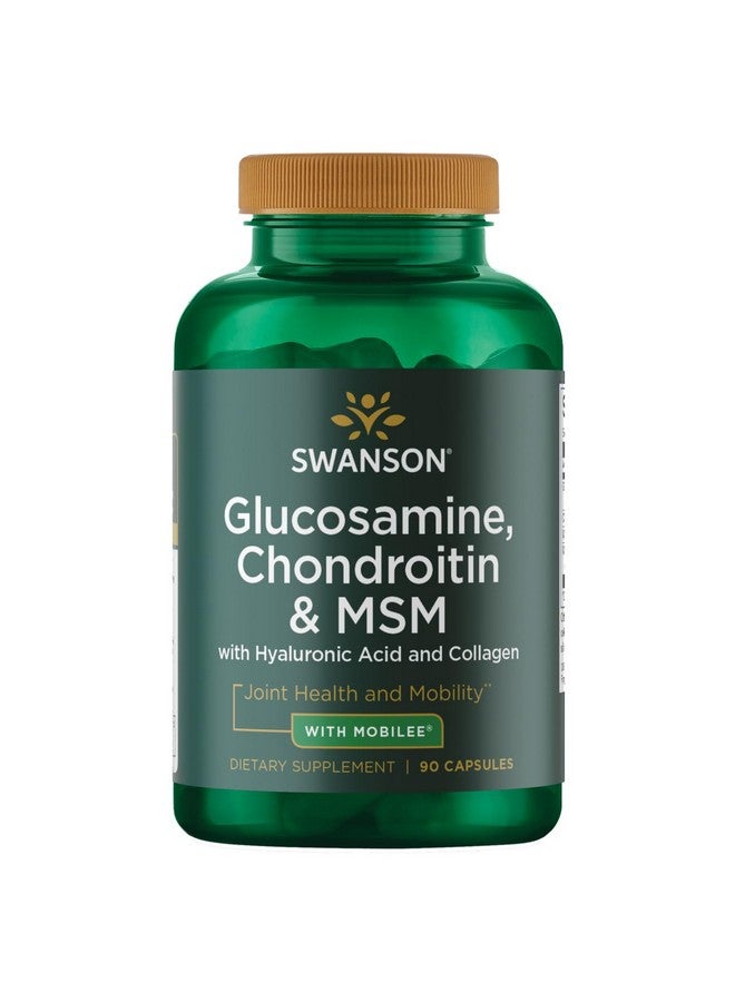 Swanson Glucosamine Chondroitin & Msm with Hyal-Joint 90 Capsules - Image 1