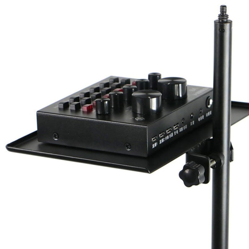 Mic Stand Tray 240x175mm Leather Case for Live Streaming Podcasting Recording - Image 5