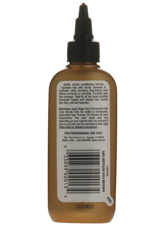 Bigen لون شعر شبه دائم #Mb3 بني متوسط 3 أونصة - Image 3