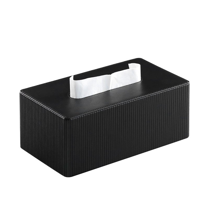 Large Leather Tissue Box with Custom Logo Ink Marble Tissue Box-Large - Image 5