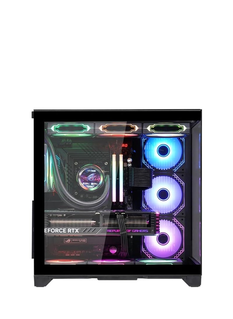 WJCOOLMAN حالة الألعاب WJCoolMan Robin II 7 مراوح ARGB - أسود | WJCOOLMAN-ROBIN-II-7F-BK - Image 4
