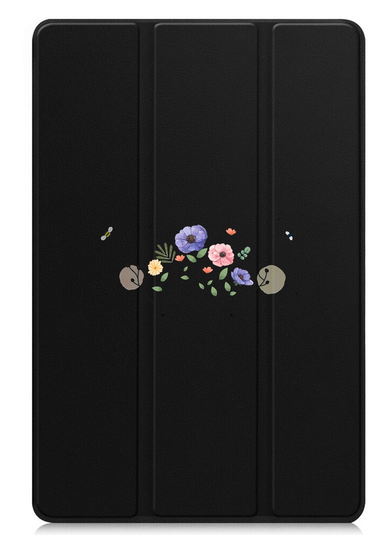 Theodor Protective Flip Case For Xiaomi Pad 7 & Xiaomi Pad 7 Pro With Trifold Stand Auto Wake Sleep Shockproof Cover - Flower and bees - Image 1