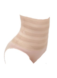 Fstyle High Waist Corset with Striped Design  - Image 1