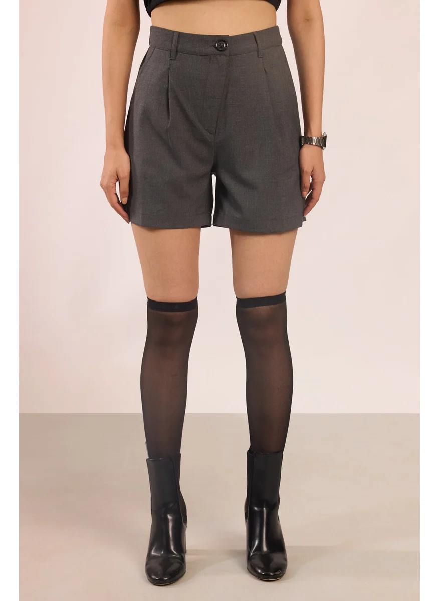 فيرجيو Virgio Women Rescued Poly Regular Length Solid Shorts