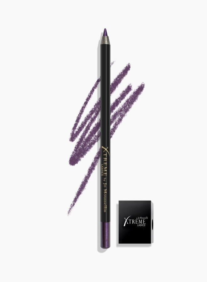 Xtreme Lashes GlideLiner Long Lasting Eye Pencil with Sharpener, Plum, 0.04 Oz, Waterproof Makeup, Gel Formula, Blendable, Smudge, Fade, & Sweat Proof - Image 1
