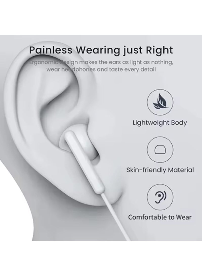 Youque - Type-C Wired Earphones,Compatible with iPhone 15 Pro Max,iPhone 16 Pro Max,Samsung Galaxy S25 Series S24 Series,Huawei,Honor and other devices with USB C audio port. - Image 1