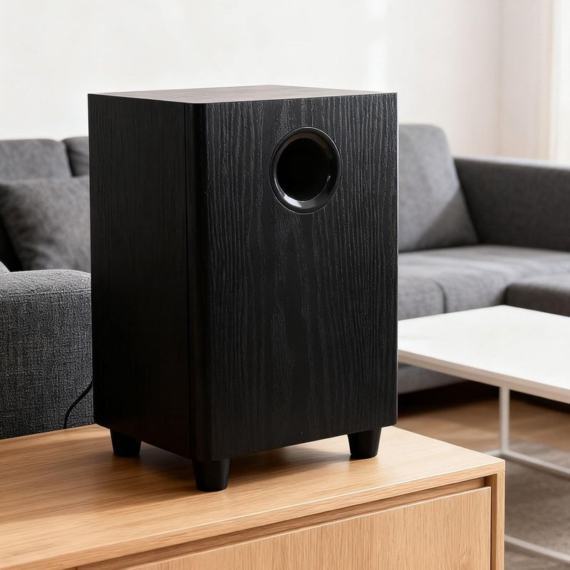 Passive Subwoofer, 6.5 Inch 100W MDF Home Subwoofer Speaker with Plug and Play for Home Theater - Image 4