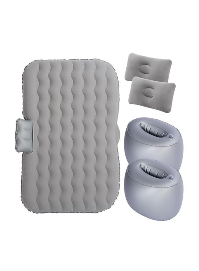 Sharpdo Car Air Mattress Bed Inflatable with 2 Air Pillows for For Outdoor Camping Travel (Grey/ 2 * Storage Piers) - Image 2