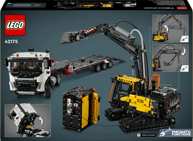 LEGO ® Technic Volvo FMX Truck and EC230 Electric Excavator 42175 - Creative Toy Building Set for Kids Ages 10 and Up (2274 Pieces)