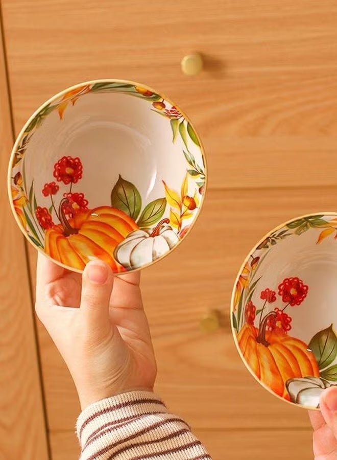 ​مجموعة أدوات المائدة الشرقية المكونة من 6 قطع (2 طبق + 2 وعاء + 2 ملعقة) - هدية مميزة - Image 5