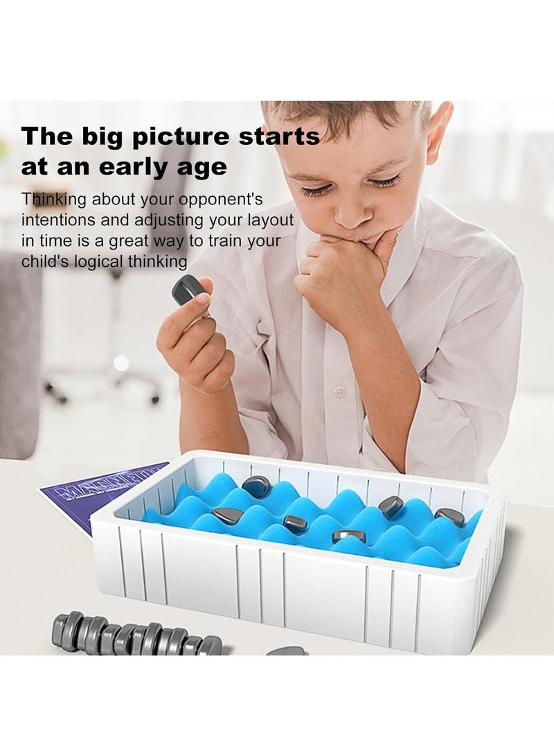 MissTiara لعبة الشطرنج المغناطيسية، لعبة مغناطيسية ممتعة على الطاولة، لعبة لوح مغناطيسي، لعبة استراتيجية للأطفال والكبار، ألعاب الحفلات العائلية - Image 4