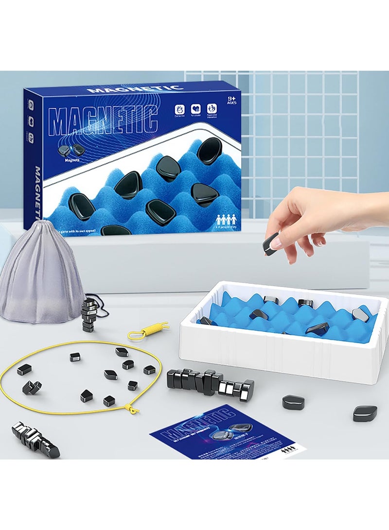 MissTiara لعبة الشطرنج المغناطيسية، لعبة مغناطيسية ممتعة على الطاولة، لعبة لوح مغناطيسي، لعبة استراتيجية للأطفال والكبار، ألعاب الحفلات العائلية - Image 5