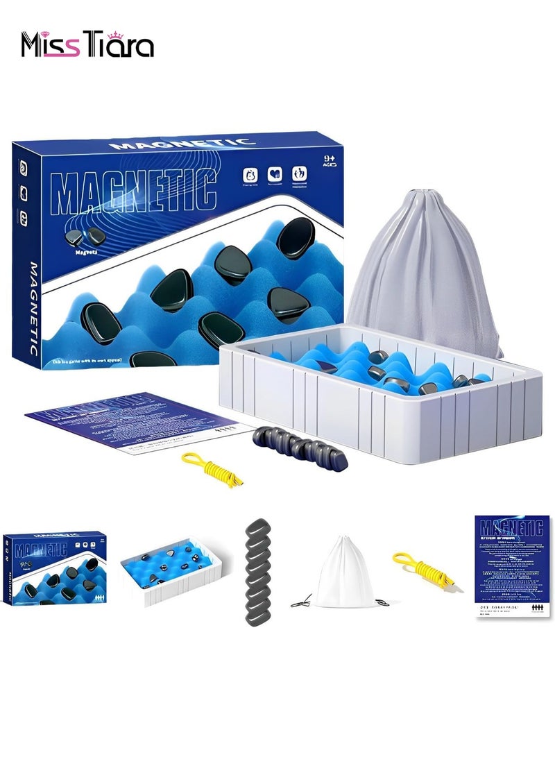 MissTiara لعبة الشطرنج المغناطيسية، لعبة مغناطيسية ممتعة على الطاولة، لعبة لوح مغناطيسي، لعبة استراتيجية للأطفال والكبار، ألعاب الحفلات العائلية - Image 3