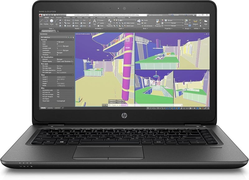 HP مجدد - لابتوب ZBook 14u G4 بشاشة 14 بوصة، مع معالج Intel Core i7 الجيل السابع/ذاكرة RAM سعة 8GB/قرص SSD سعة 256GB/نظام Windows 10 - Image 3