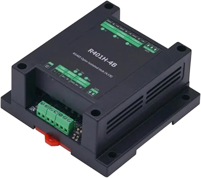 Reliable RS485 Optical Isolation Serial Hub 4B Multiple Port Configuration Transparent Transmission - Image 1