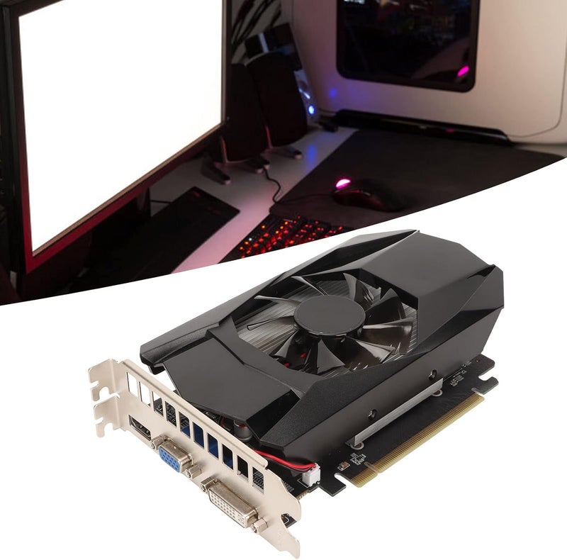 كلاراكو بطاقة رسومات HD7670 بسعة 4 جيجابايت GDDR5، 128 بت، تدعم DirectX 11، PCI Express X16 2.1، بطاقة رسومات للألعاب، تردد أساسي 1000 ميجاهرتز، ضوضاء منخفضة لأجهزة الكمبيوتر - Image 5