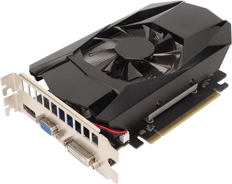 كلاراكو بطاقة رسومات HD7670 بسعة 4 جيجابايت GDDR5، 128 بت، تدعم DirectX 11، PCI Express X16 2.1، بطاقة رسومات للألعاب، تردد أساسي 1000 ميجاهرتز، ضوضاء منخفضة لأجهزة الكمبيوتر - Image 1