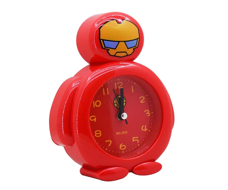 Asera Avenger Theme Table Alarm Clock for Kids, Birthday Gift for Boys & Girls (Iron Man) - Image 2