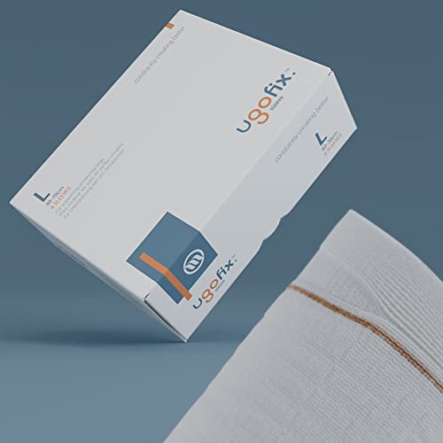 Ugo Fix Sleeve (x4) – Catheter Leg Bag Holder/Catheter Bag Cover, Strong and Durable Fibre Blends with External Seams, Washable and Reusable (Pack of 4) (Large) - Image 3