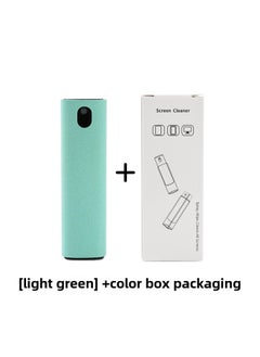 Mobile Phone Screen Cleaner Portable Spray Wipe Integrated Digital Computer Screen Cleaner Mobile Phone Screen Cleaner-Color:Color Box Packaging: Light Green
